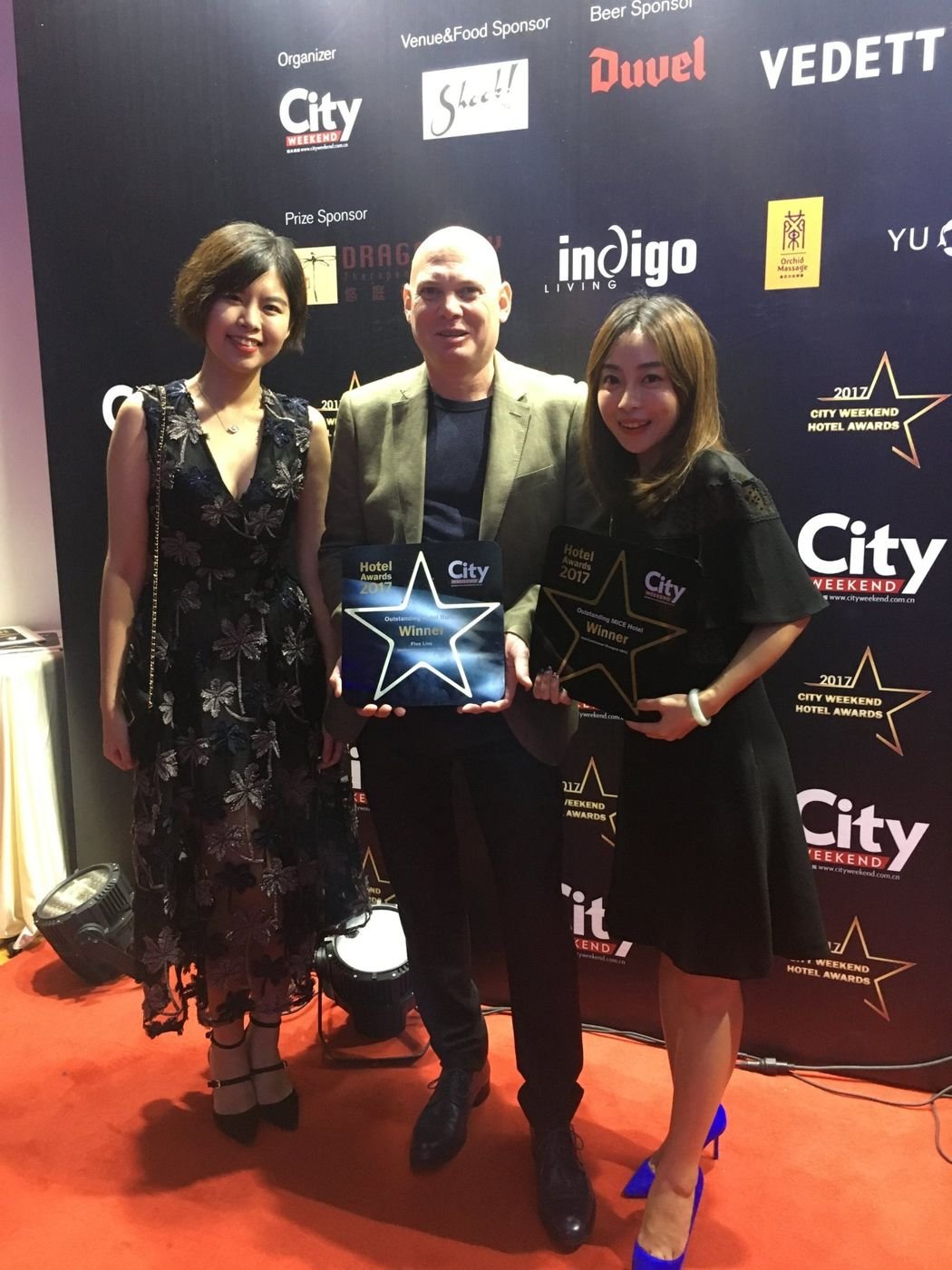 Rick Bartram at the City Weekend Hotel Awards
