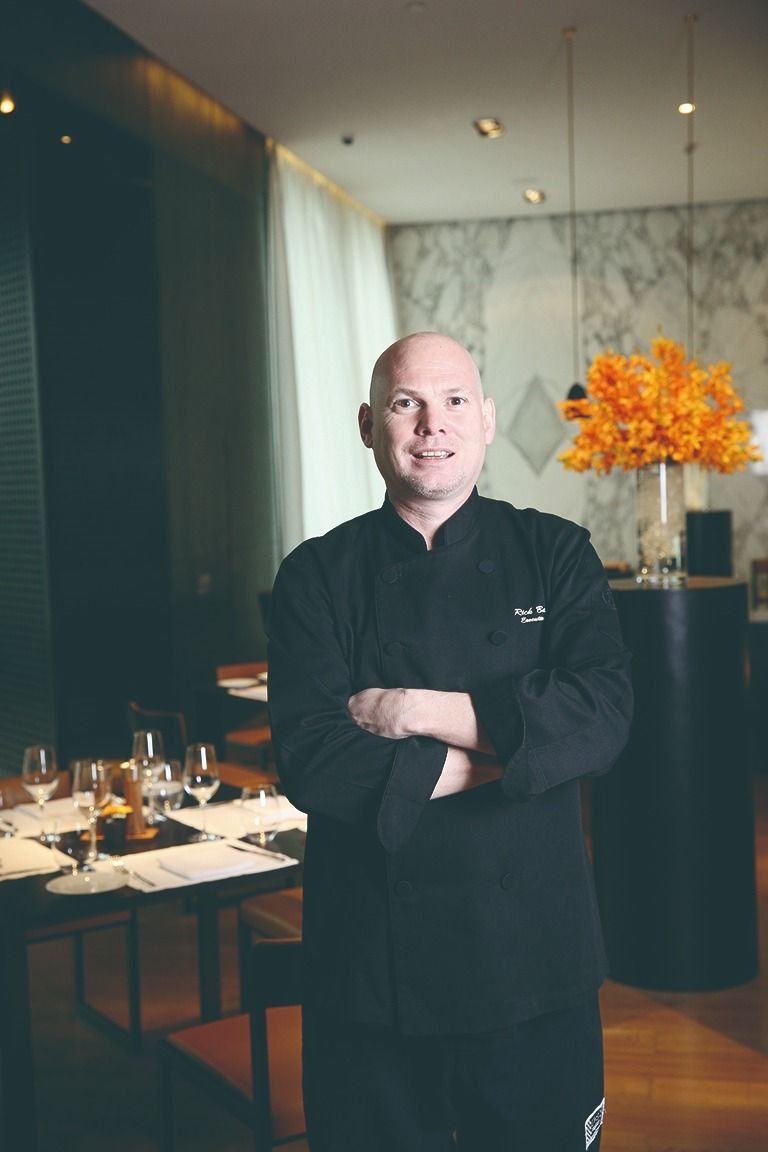 Chef Rick Bartram in chef's whites